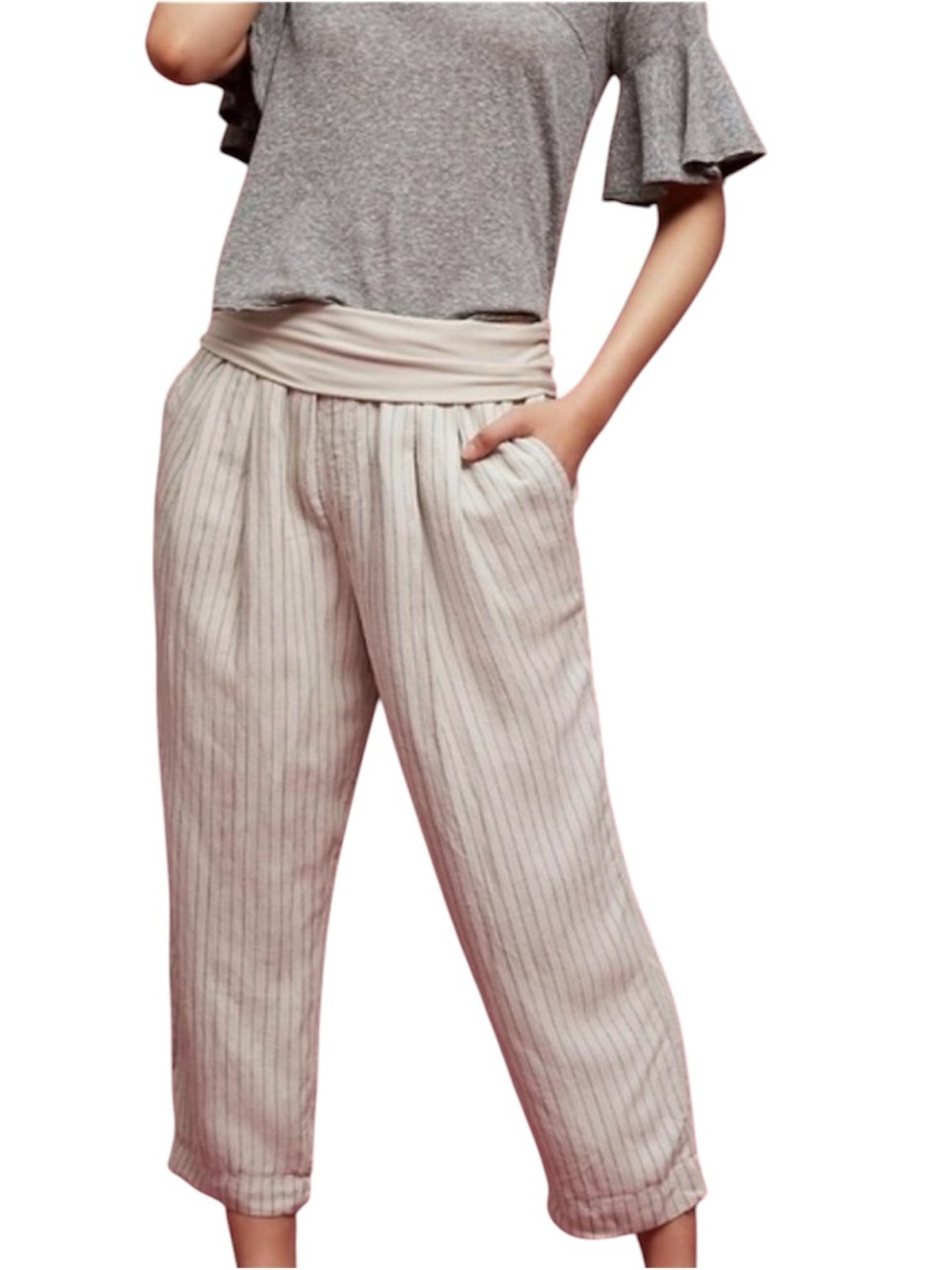 Anthropologie Hei Hei Eventide Crop Pants